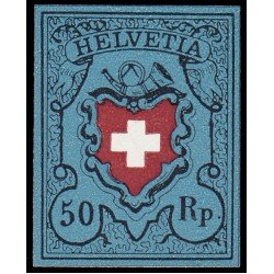 Suiza Switzerland SH procedente de hojita HB 21 1971 Exposición Filatélica Nacional MNH