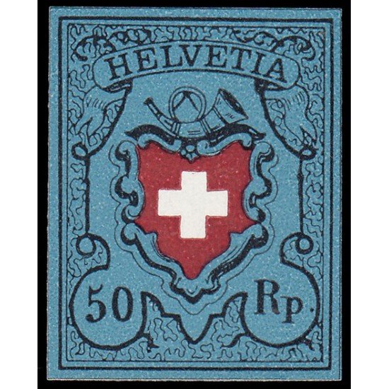 Suiza Switzerland SH procedente de hojita HB 21 1971 Exposición Filatélica Nacional MNH
