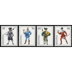Suiza Switzerland 950/53 1974 Exposición internacional de sellos Internaba 74