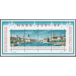 Suiza Switzerland HB 24 1984 Exposición Filatélica Nacional Naba-Zurich MNH Suiza Switzerland HB 24 1984 Exposición Filatélica Nacional Naba-Zurich MNH