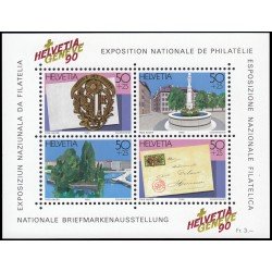 Suiza Switzerland HB 26 1990 Exposición nacional de sellos Ginebra MNH Suiza Switzerland HB 26 1990 Exposición nacional de sellos Ginebra MNH
