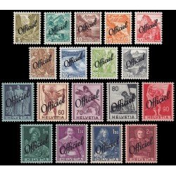 Suiza Switzerland Servicios 185/02 1942 Sobreimpreso Suiza Switzerland Servicios 185/02 1942 Sobreimpreso