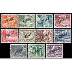 Suiza Switzerland Servicios 285/95 1950 Sobreimpresión Suiza Switzerland Servicios 285/95 1950 Sobreimpresión