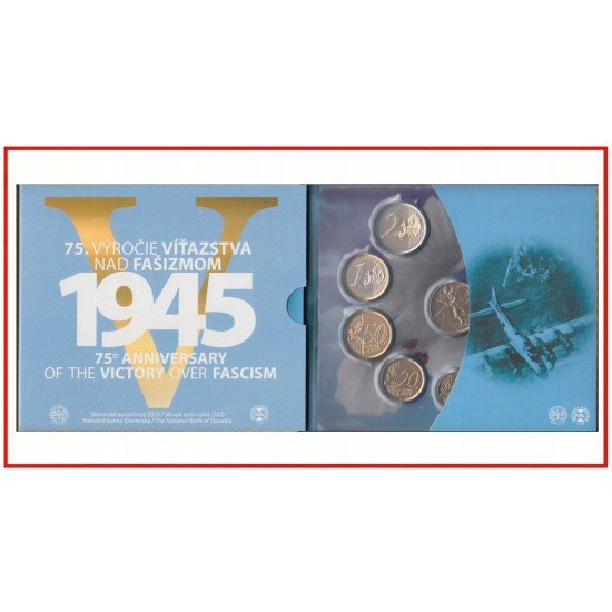 Eslovaquia 2020 Cartera Of Monedas € euro Set  75 Av. Victoria 
