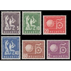 Suiza Switzerland Servicios 369/74 1956 Oficina Internacional de Trabajo Bit/OIT MNH Suiza Switzerland Servicios 369/74 1956 Oficina Internacional de Trabajo Bit/OIT MNH
