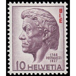 Suiza Switzerland Servicios 269 1946 Johann Heinrich Pestalozzi MNH Suiza Switzerland Servicios 269 1946 Johann Heinrich Pestalozzi MNH