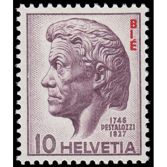 Suiza Switzerland Servicios 269 1946 Johann Heinrich Pestalozzi MNH Suiza Switzerland Servicios 269 1946 Johann Heinrich Pestalozzi MNH