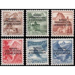 Suiza Switzerland Servicios 279/84 1948 International Bureau of Education BIE/IBE MNH Suiza Switzerland Servicios 279/84 1948 International Bureau of Education BIE/IBE MNH