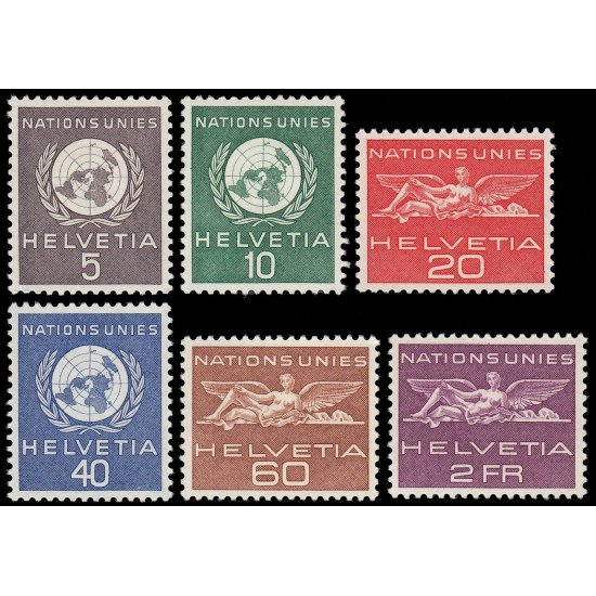 Suiza Switzerland Servicios 363/68 1955 ONU/UNO Oficina Europea de las Naciones Unidas MNH Suiza Switzerland Servicios 363/68 1955 ONU/UNO Oficina Europea de las Naciones Unidas MNH