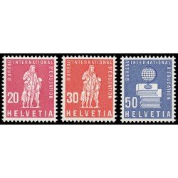 Suiza Switzerland Servicios 426/28 1960 BIE/IBE Oficina Internacional de Educación MNH Suiza Switzerland Servicios 426/28 1960 BIE/IBE Oficina Internacional de Educación MNH