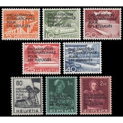 Suiza Switzerland Servicios 354/61 1950 OIR/IRO Organización Internacional de Refugiados MNH Suiza Switzerland Servicios 354/61 1950 OIR/IRO Organización Internacional de Refugiados MNH