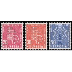 Suiza Switzerland Servicios 423/25 1960 Centenario de la Unión Internacional de Telecomunicaciones I.T.U. MNH Suiza Switzerland Servicios 423/25 1960 Centenario de la Unión Internacional de Telecomunicaciones I.T.U. MNH