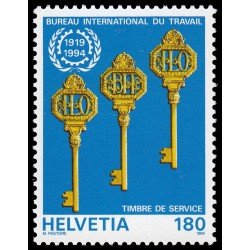 Suiza Switzerland Servicios 468 1994 25 aniv. Oficina Internacional de Trabajo MNH Suiza Switzerland Servicios 468 1994 25 aniv. Oficina Internacional de Trabajo MNH