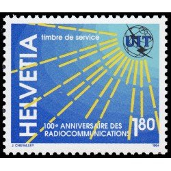 Suiza Switzerland Servicios 469 1994 Centenario de radiocomunicaciones MNH Suiza Switzerland Servicios 469 1994 Centenario de radiocomunicaciones MNH
