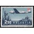 Suiza Switzerland A-41 1947 Primer enlace aéreo Suiza - Estados Unidos MH
