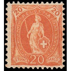 Suiza Switzerland 93 1905-06 Helvetia de pie MH Suiza Switzerland 93 1905-06 Helvetia de pie MH