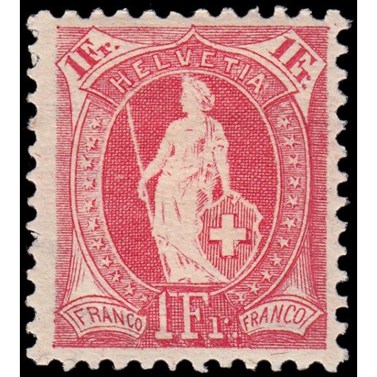 Suiza Switzerland 98 1905-06 Helvetia de pie MH Suiza Switzerland 98 1905-06 Helvetia de pie MH
