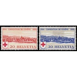 Suiza Switzerland 342/43 1939 75 aniv. de la Cruz roja MH Suiza Switzerland 342/43 1939 75 aniv. de la Cruz roja MH