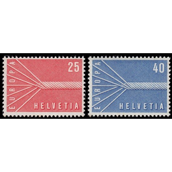 Suiza Switzerland  595/96 1957 Europa MNH