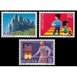 Suiza Switzerland 838/40 1969 Alpes suizos y sellos de propaganda MNH Suiza Switzerland 838/40 1969 Alpes suizos y sellos de propaganda MNH