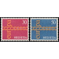 Suiza Switzerland 882/83 1971 Europa MNH Suiza Switzerland 882/83 1971 Europa MNH