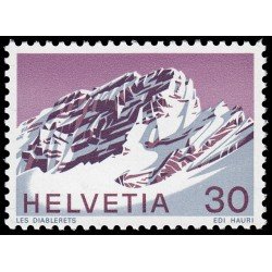 Suiza Switzerland 884 1971 Alpes suizos Les Diablerets, Cantón Waadt MNH Suiza Switzerland 884 1971 Alpes suizos Les Diablerets, Cantón Waadt MNH