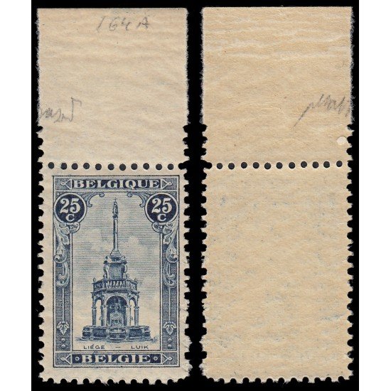 Bélgica 164a 1919 Perron de Liège MNH Bélgica 164a 1919 Perron de Liège MNH