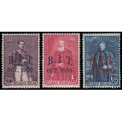 Bélgica 305/07 1930 50 Reunión de B.I.T. MNH