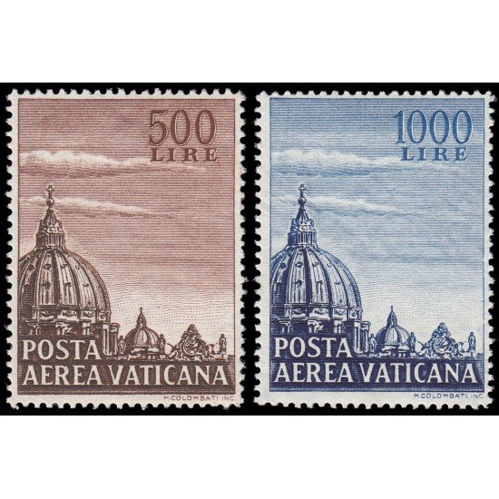 Vaticano Aéreo 22/23 1953 Basílica S.Pedro MH Vaticano Aéreo 22/23 1953 Basílica S.Pedro MH