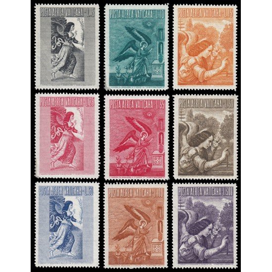 Vaticano Aéreo 24/32 1956 La Anunciación Ángel MH Vaticano Aéreo 24/32 1956 La Anunciación Ángel MH