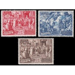 Vaticano 169/71 1951 XV Cent. Concilio Calcedonia MNH Vaticano 169/71 1951 XV Cent. Concilio Calcedonia MNH