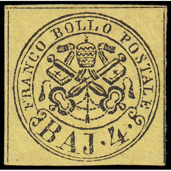 Vaticano 5 1852-64 Escudo MH