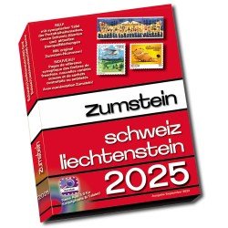 Catálogo de sellos ZUMSTEIN Suiza/Liechtenstein 2025 Catálogo de sellos ZUMSTEIN Suiza/Liechtenstein 2025