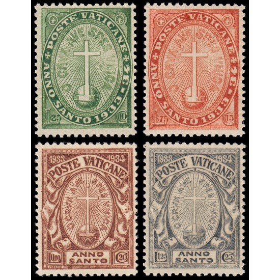 Vaticano 40/43 1933 Año Santo Cruz MNH