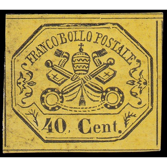 Vaticano 17 1867 Escudo MH