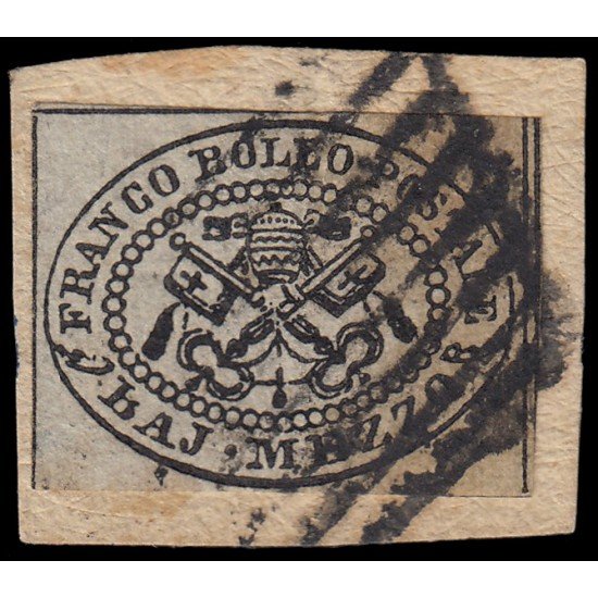 Vaticano 1 1852-64 Escudo Usados Vaticano 1 1852-64 Escudo Usados