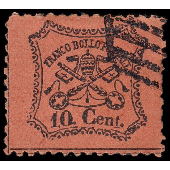 Vaticano 22 1868 Escudo Usados