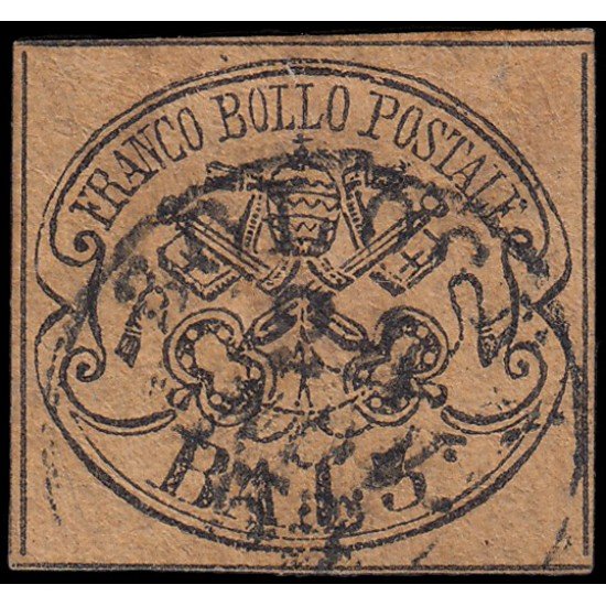 Vaticano 4 1852-64 Escudo Usados