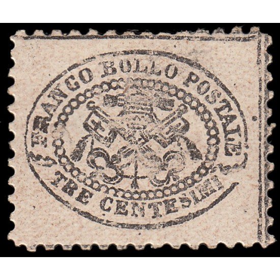 Vaticano 20 1868 Escudo MH