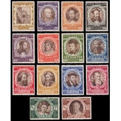 Vaticano 128/39 +9/10 Expres 1946 4to Centenario del Concilio de Trento MNH