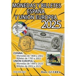 Catálogo Hnos. Guerra Monedas y Billetes España y Unión Europea Ed. 2025 Catálogo Hnos. Guerra Monedas y Billetes España y Unión Europea Ed. 2025