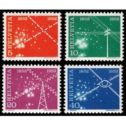 Suiza Switzerland 517/20 1952 Centenario del Servicio de telecomunicaciones MNH Suiza Switzerland 517/20 1952 Centenario del Servicio de telecomunicaciones MNH