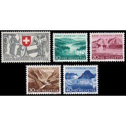 Suiza Switzerland 521/25 1952 Pro patria MNH Suiza Switzerland 521/25 1952 Pro patria MNH