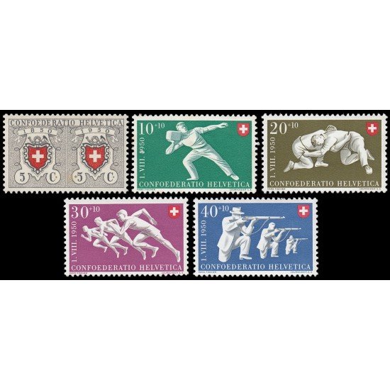 Suiza Switzerland 497/01 1950 Pro patria MNH Suiza Switzerland 497/01 1950 Pro patria MNH
