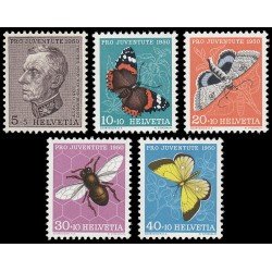 Suiza Switzerland 502/06 1950 Pro juventud Theophil Sprecher v. Bernegg MNH Suiza Switzerland 502/06 1950 Pro juventud Theophil Sprecher v. Bernegg MNH