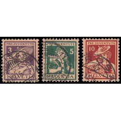 Suiza Switzerland 151/53 1916 Pro Juventud Usados