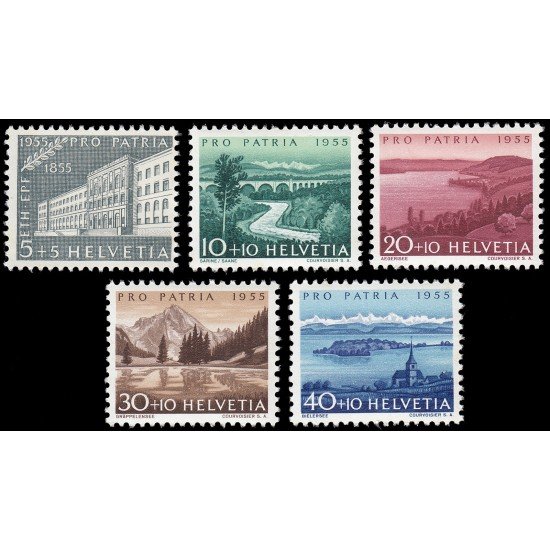 Suiza Switzerland 562/66 1955 Pro patria MNH Suiza Switzerland 562/66 1955 Pro patria MNH