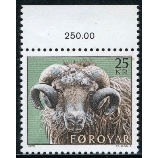 FAU1/S Islas Feroe 36 1979 Serie animal Lujo FAU1/S Islas Feroe 36 1979 Serie animal Lujo