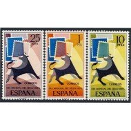 España Spain 1667/69 1965 Día mundial del sello MNH España Spain 1667/69 1965 Día mundial del sello MNH