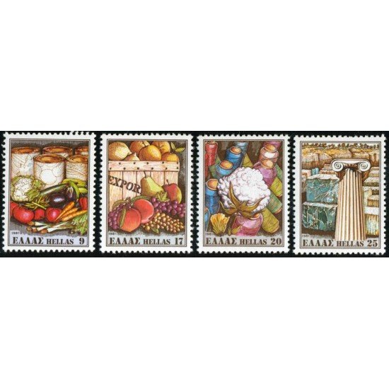 FL1/VAR2/S Grecia Greece Nº 1419/22 1981 MNH FL1/VAR2/S Grecia Greece Nº 1419/22 1981 MNH